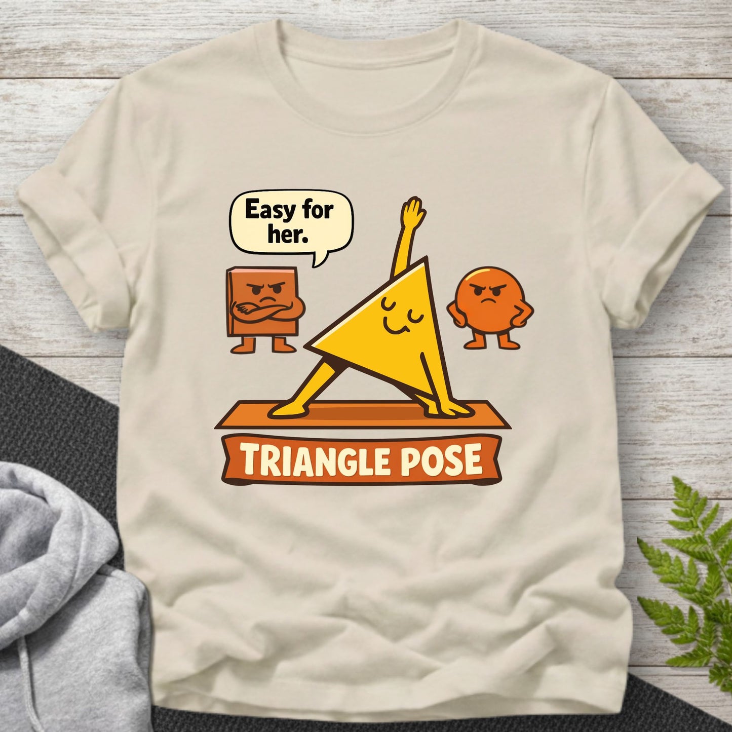 Triangle Pose Yoga T-Shirt
