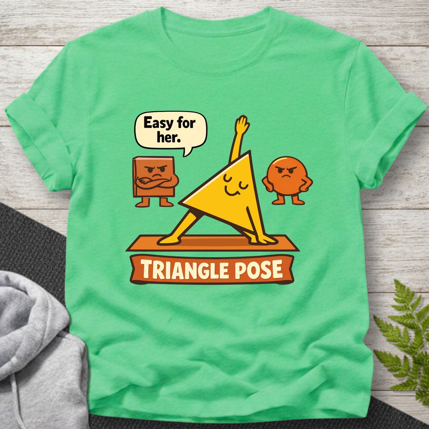 Triangle Pose Yoga T-Shirt