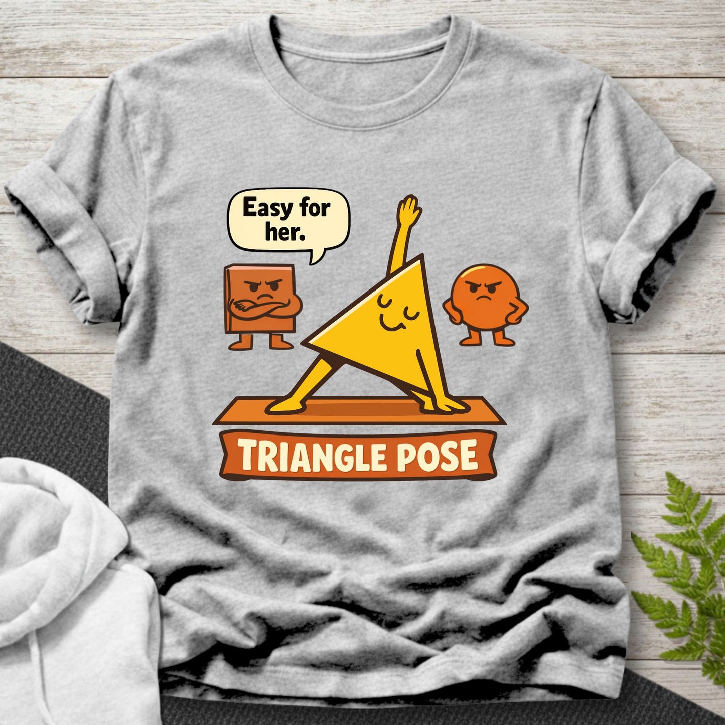 Triangle Pose Yoga T-Shirt