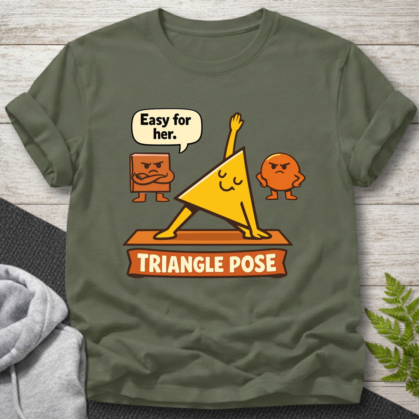 Triangle Pose Yoga T-Shirt