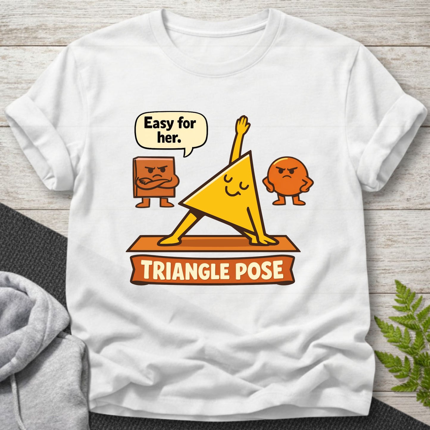 Triangle Pose Yoga T-Shirt