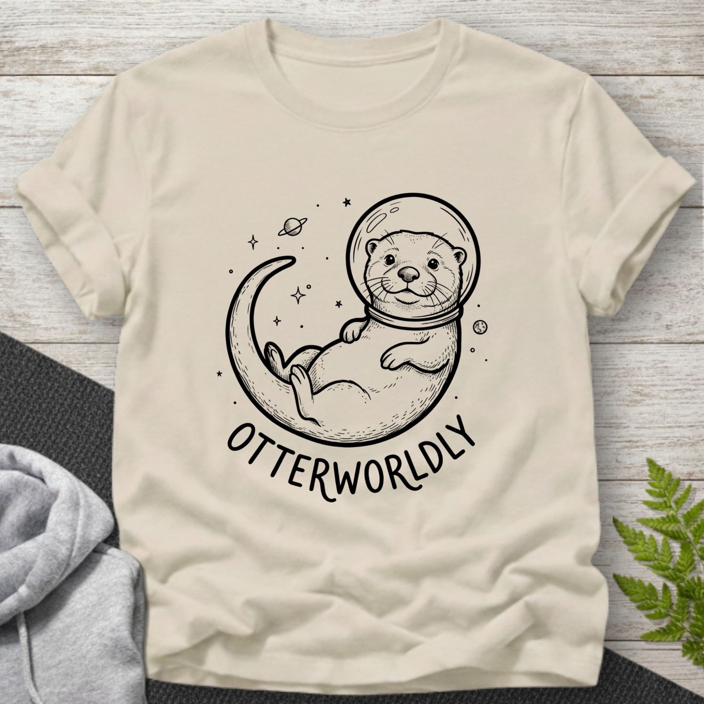 Otterworldly – Space Otter T-Shirt