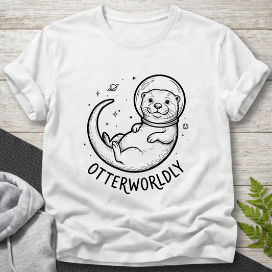 Otterworldly – Space Otter T-Shirt