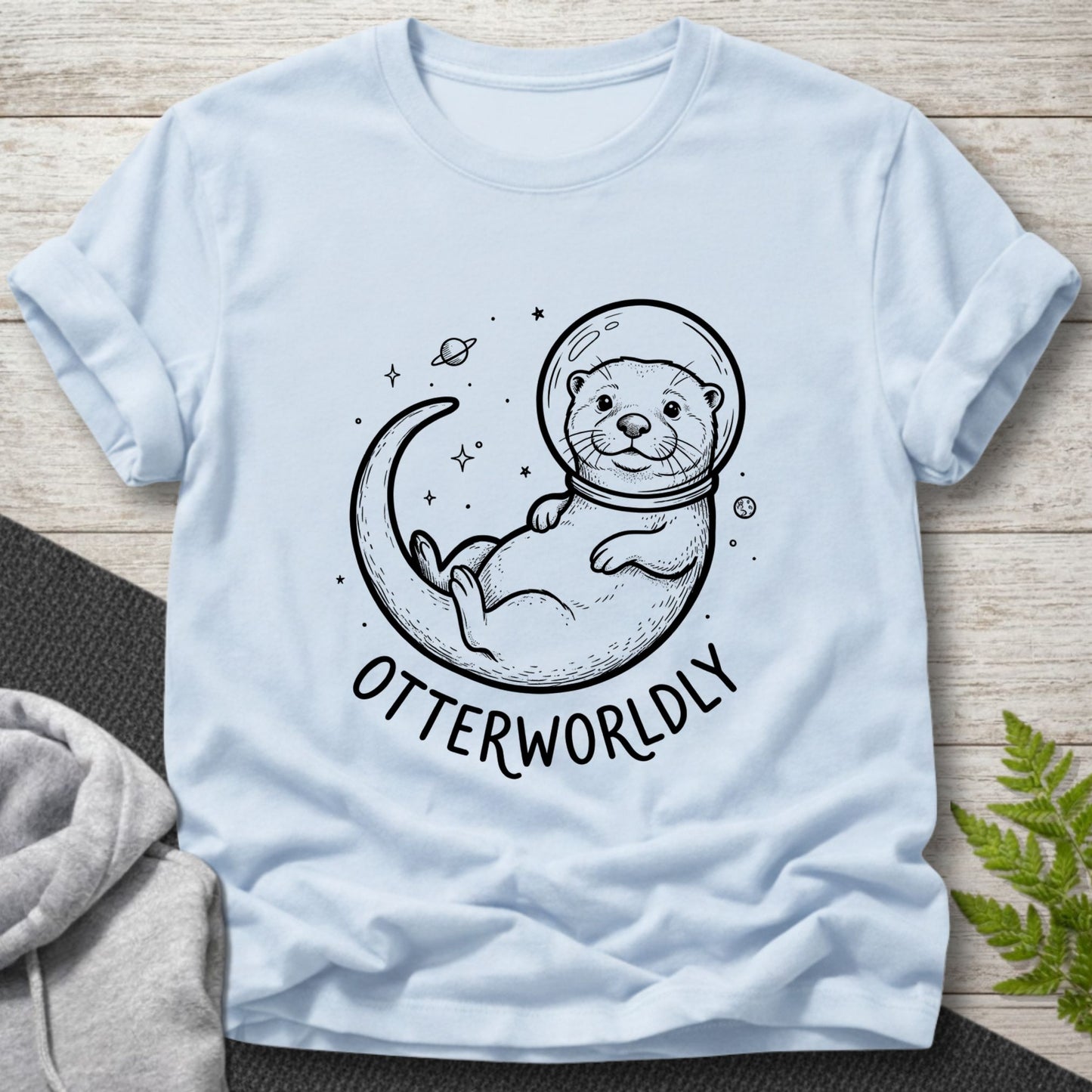 Otterworldly – Space Otter T-Shirt