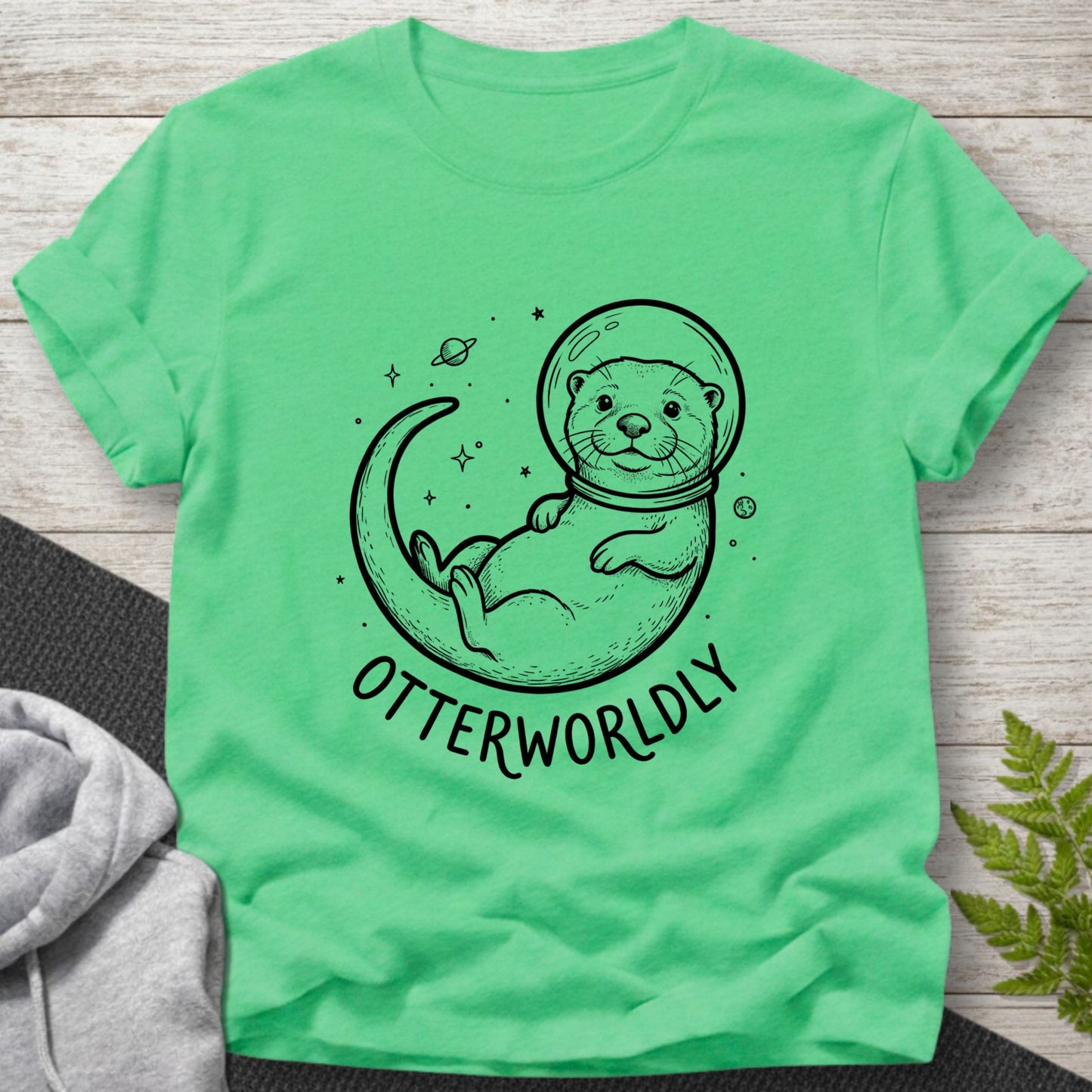 Otterworldly – Space Otter T-Shirt