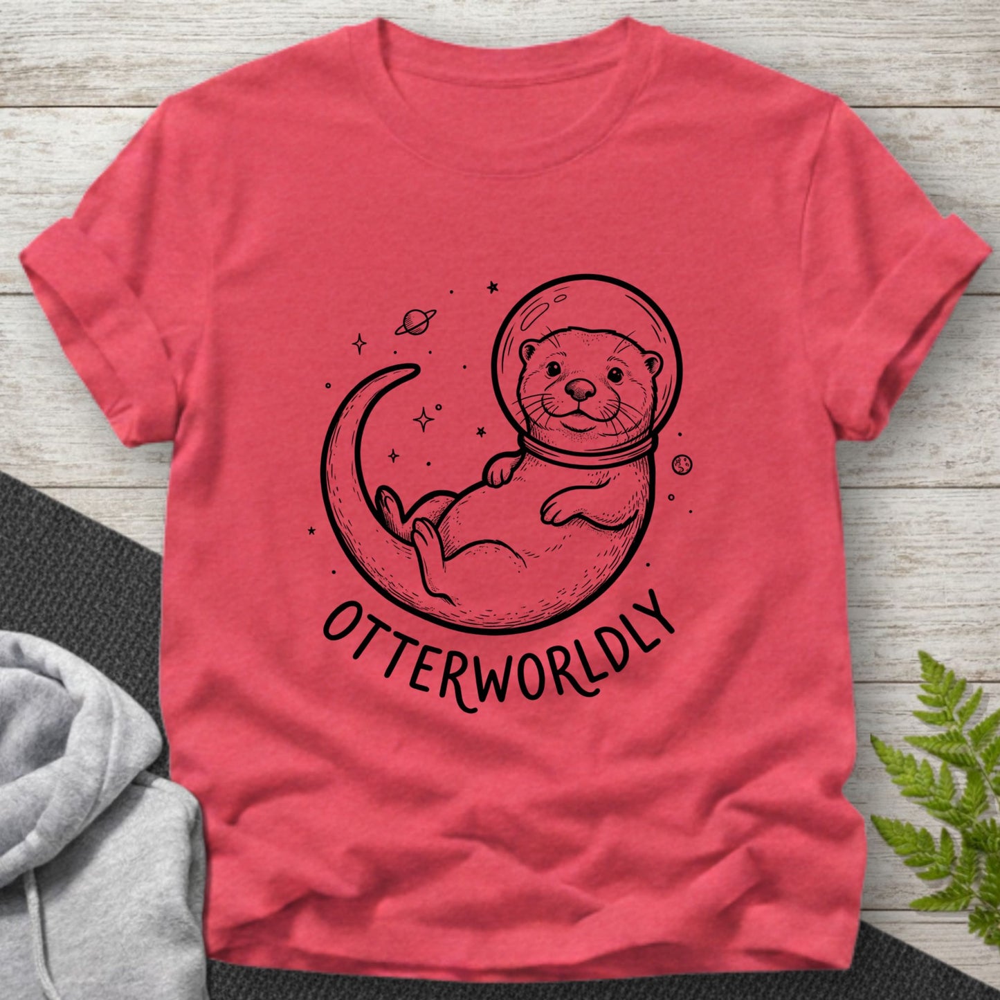 Otterworldly – Space Otter T-Shirt
