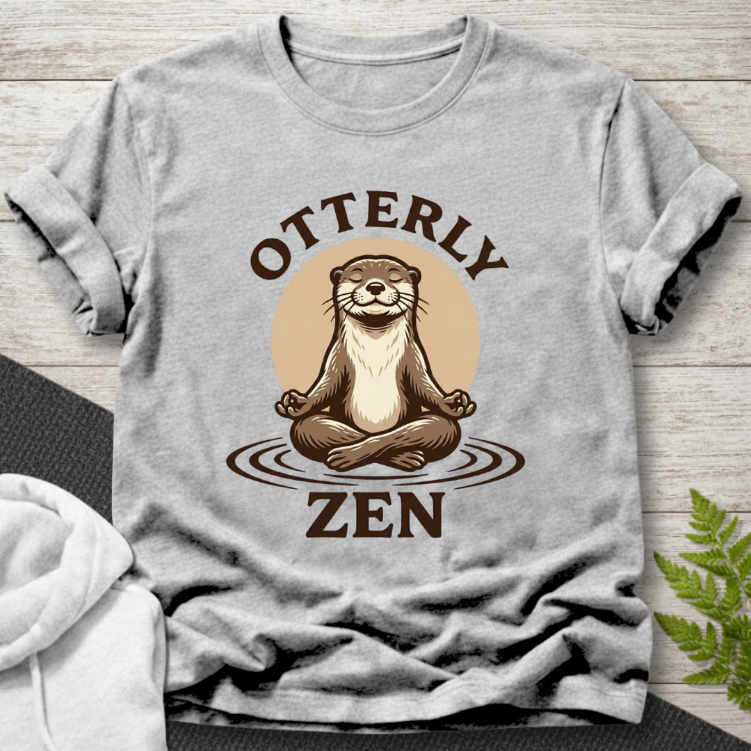 Otterly Zen Meditation Otter T-Shirt