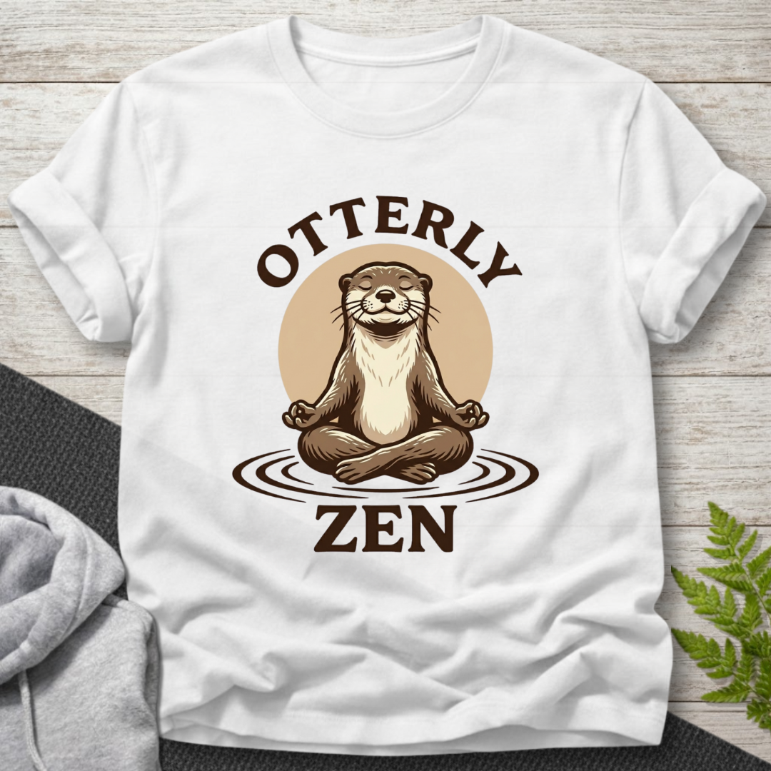 Otterly Zen Meditation Otter T-Shirt