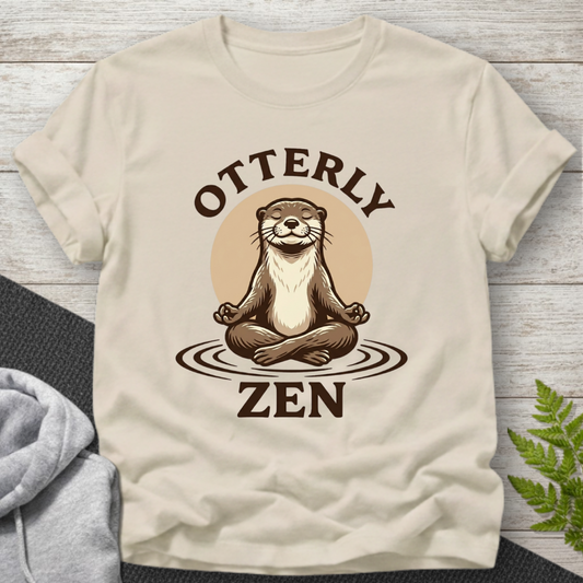 Otterly Zen Meditation Otter T-Shirt