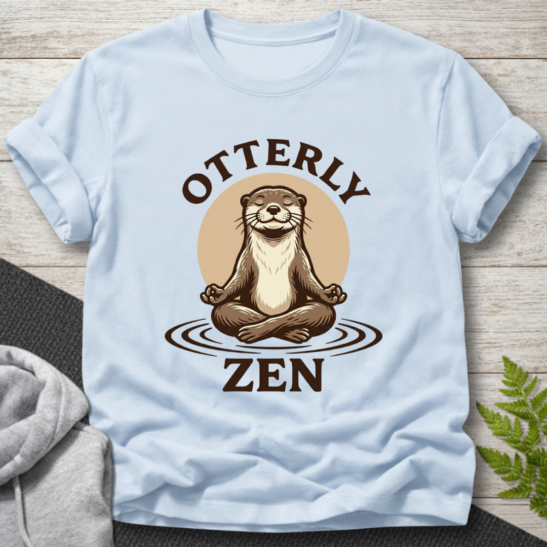 Otterly Zen Meditation Otter T-Shirt