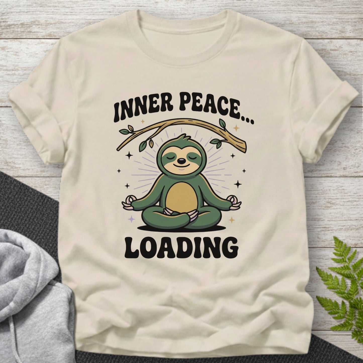 Inner Peace… Loading — Sloth T-Shirt