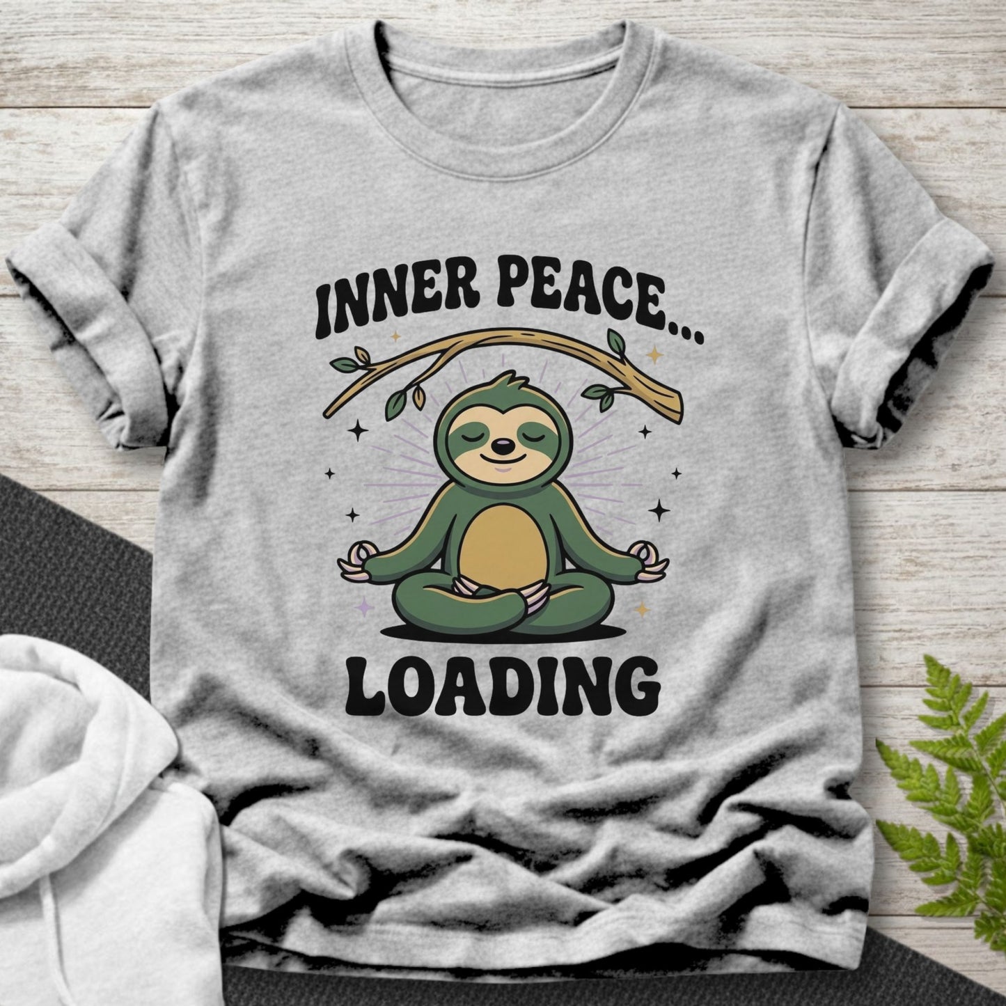 Inner Peace… Loading — Sloth T-Shirt