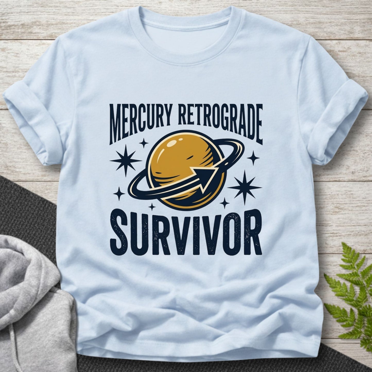 Mercury Retrograde Survivor – Astrology T-Shirt