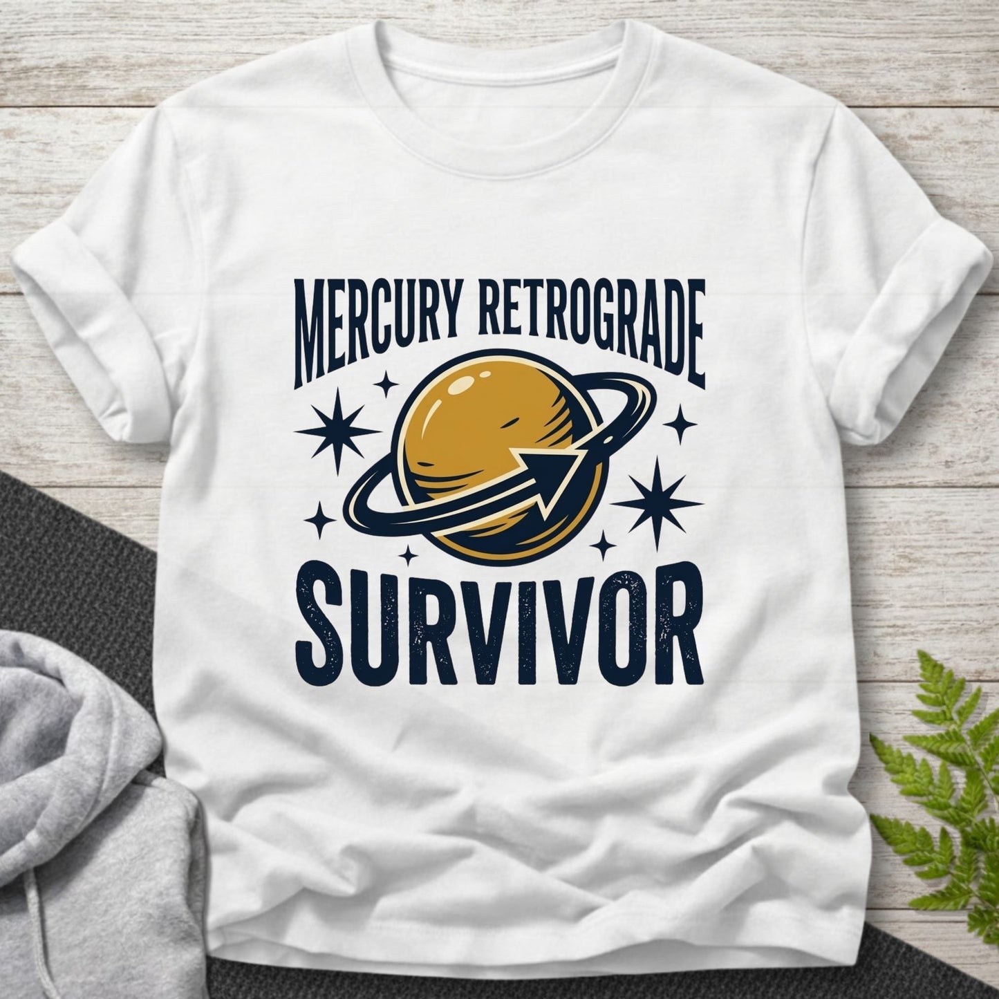 Mercury Retrograde Survivor – Astrology T-Shirt