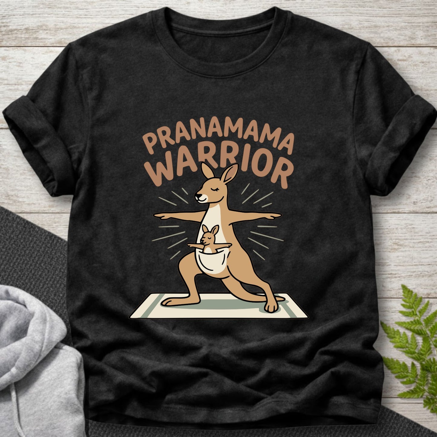 Pranamama Warrior – Kangaroo Yoga T-Shirt
