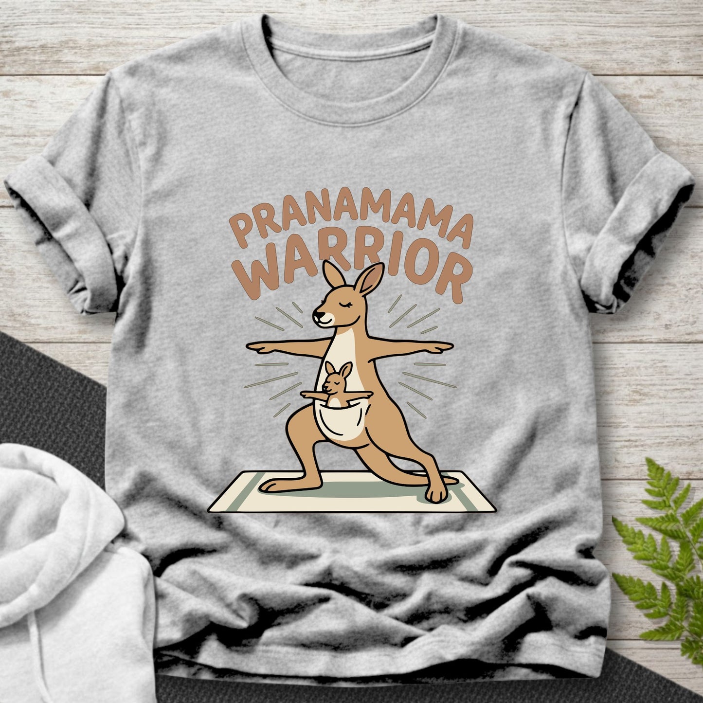 Pranamama Warrior – Kangaroo Yoga T-Shirt