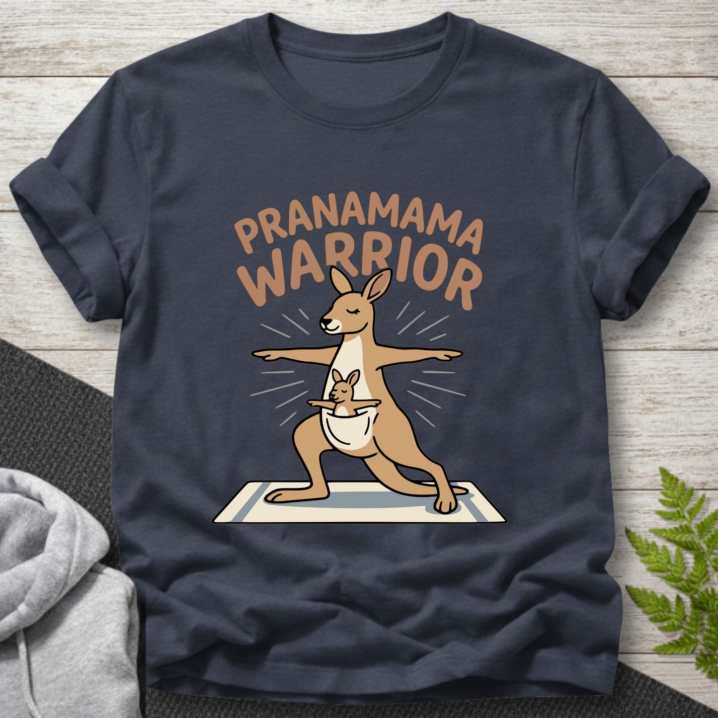 Pranamama Warrior – Kangaroo Yoga T-Shirt