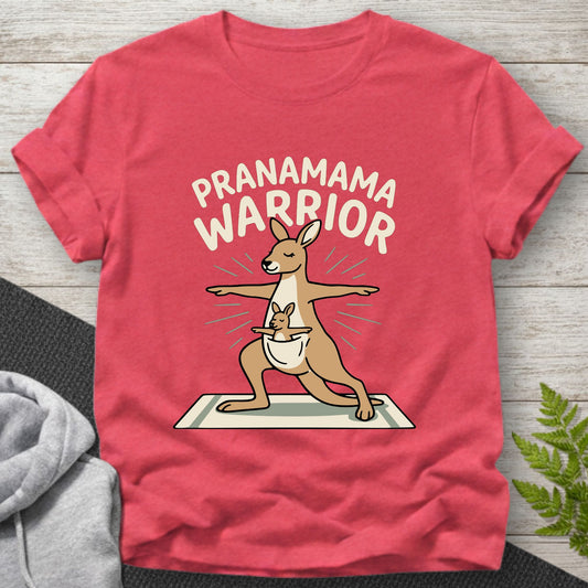 Pranamama Warrior – Kangaroo Yoga T-Shirt