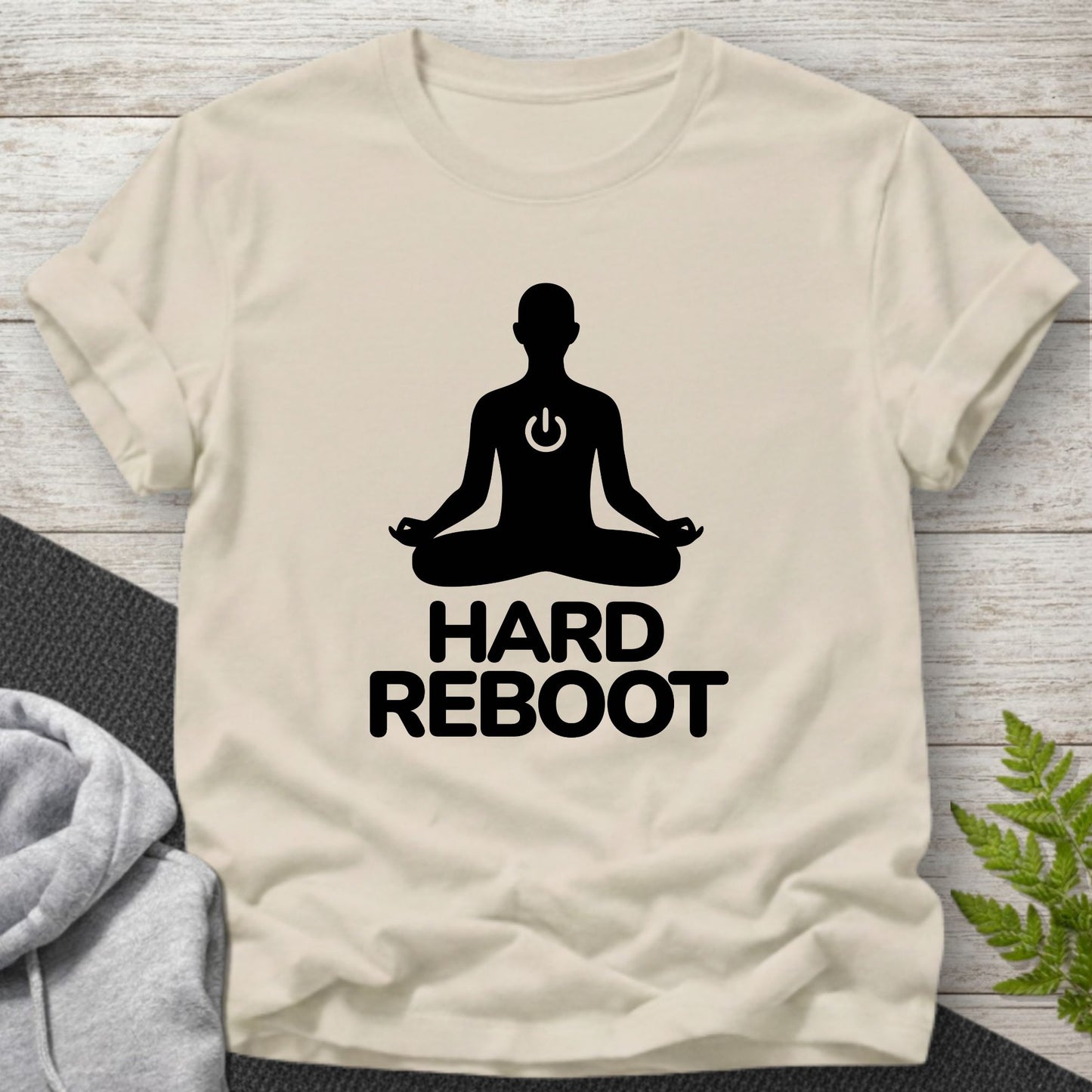 Hard Reboot Meditation T-Shirt