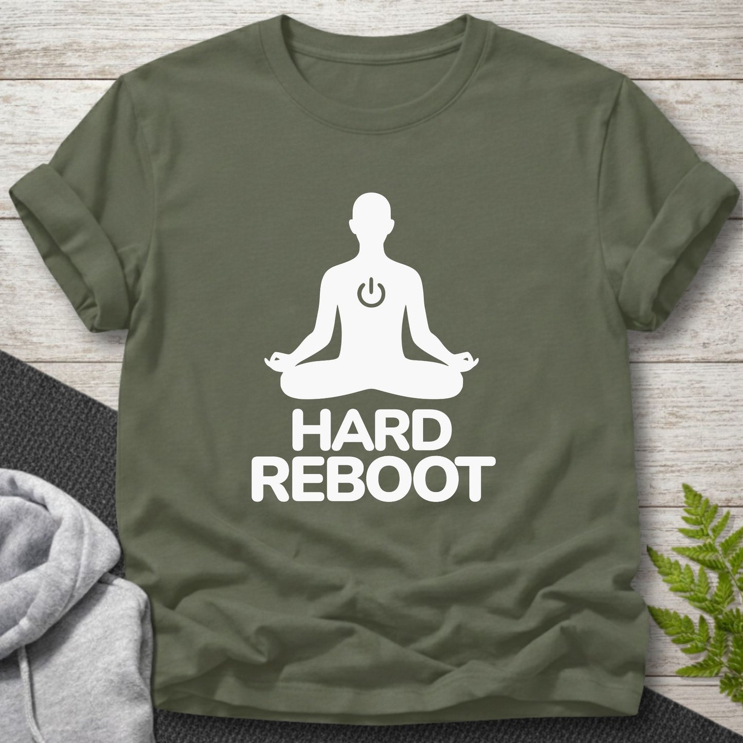 Hard Reboot Meditation T-Shirt
