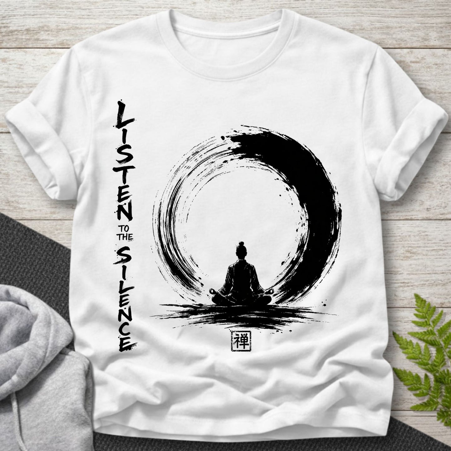 Listen to the Silence – Zen T-Shirt