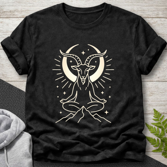 Meditating Goat Moon T-Shirt