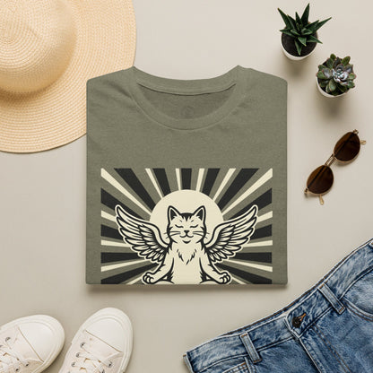 Rise & Shine Meditation Cat T-Shirt