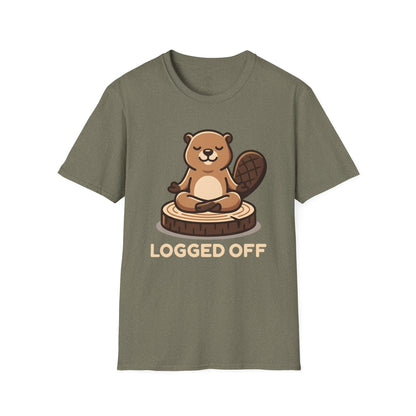 Logged Off Beaver T-Shirt