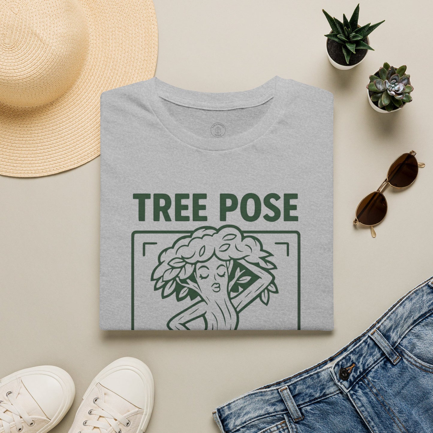 Tree Pose Yoga T-Shirt