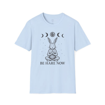 Be Hare Now – Meditating Bunny T-Shirt