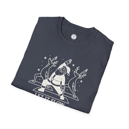 Let It Flow Christmas Yoga T-Shirt