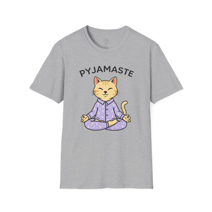Pyjamaste Meditating Cat T-Shirt