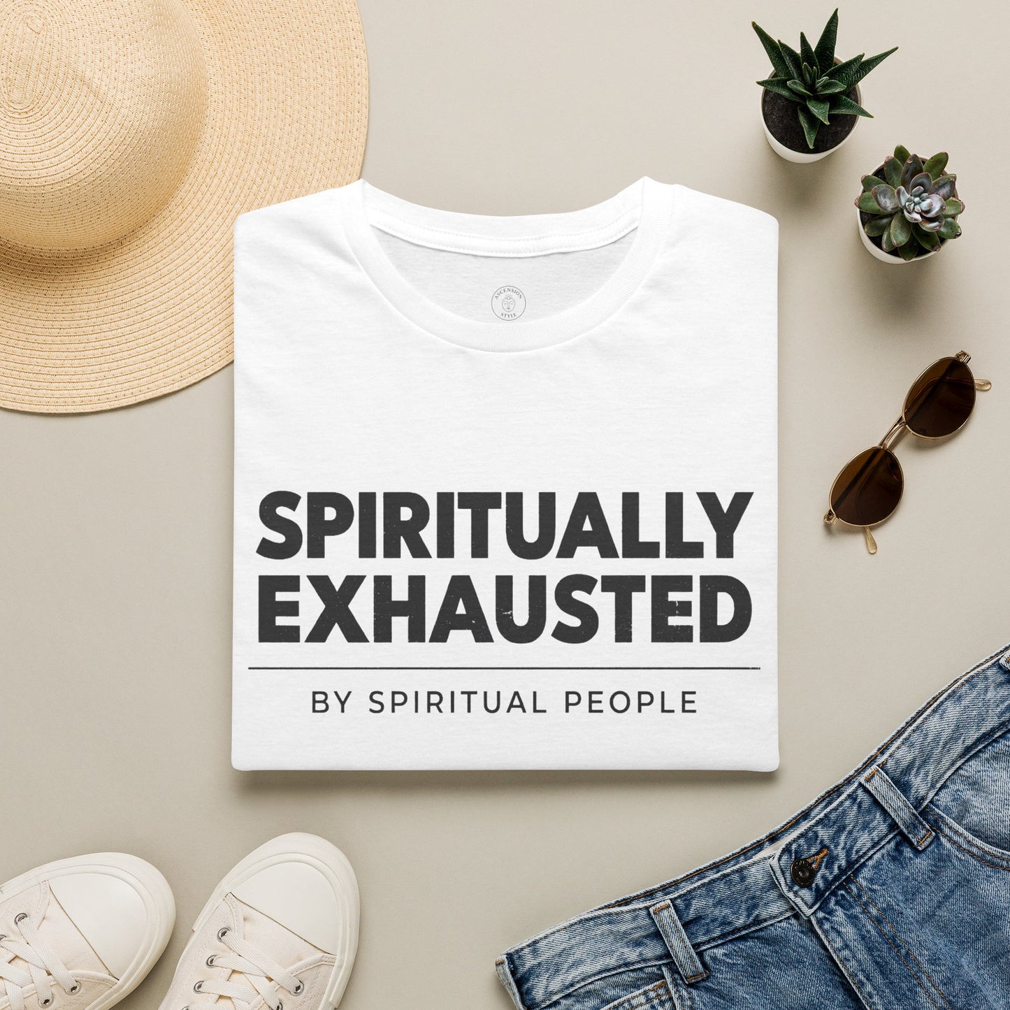 Spiritually Exhausted By Spiritual People T-Shirt