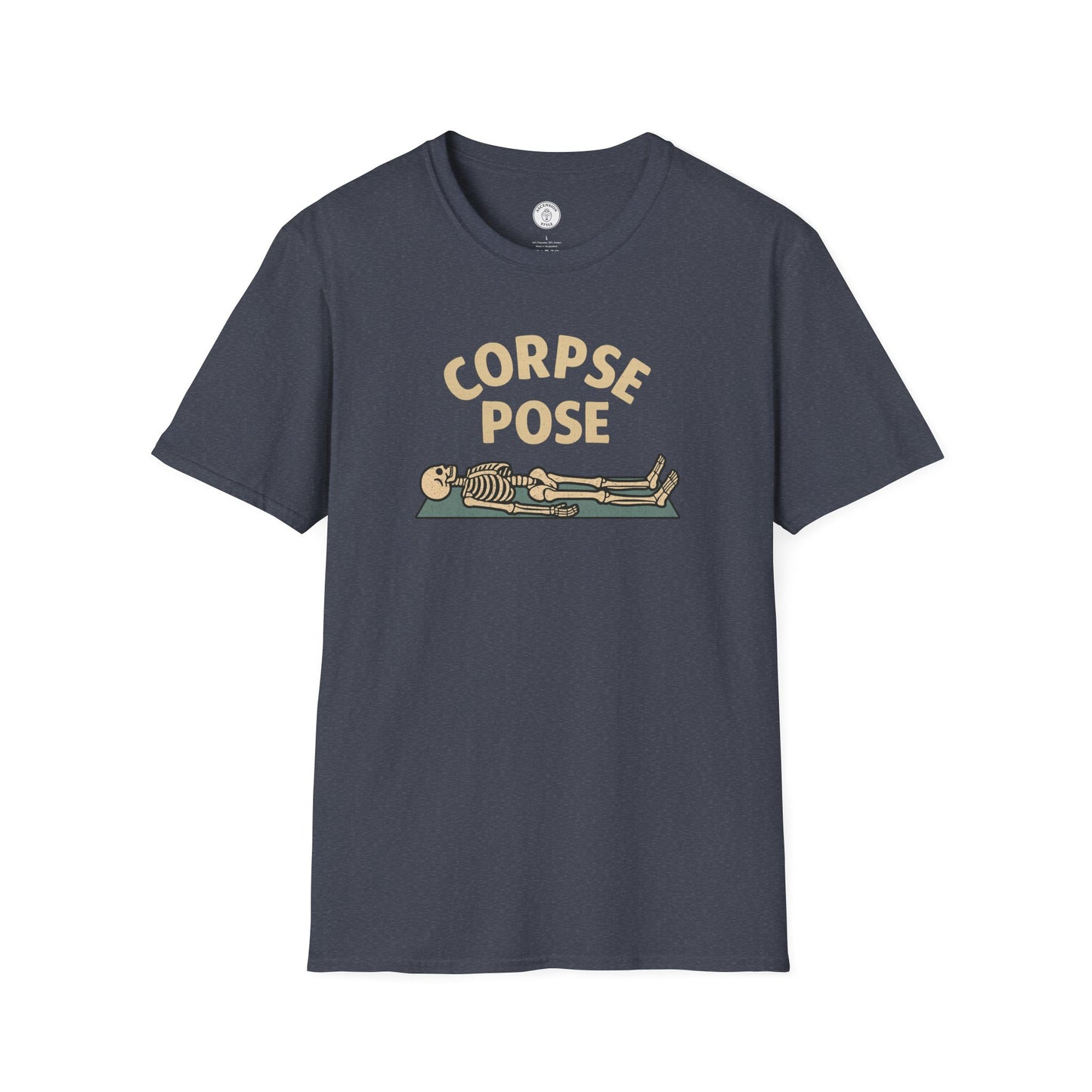 Corpse Pose Skeleton Yoga T-Shirt