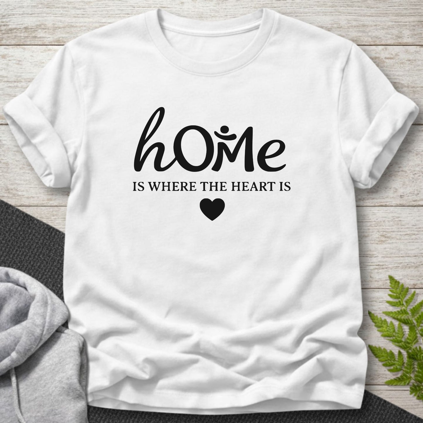 H(Om) Is Where the Heart Is T-Shirt