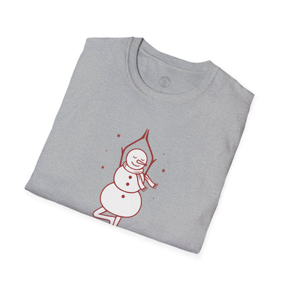 Flowman Snowman Yoga T-Shirt