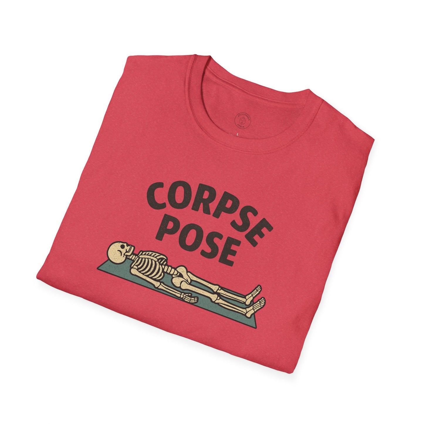 Corpse Pose Skeleton Yoga T-Shirt
