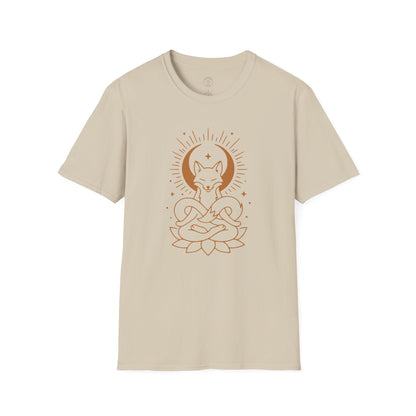 Meditating Fox Moon T-Shirt