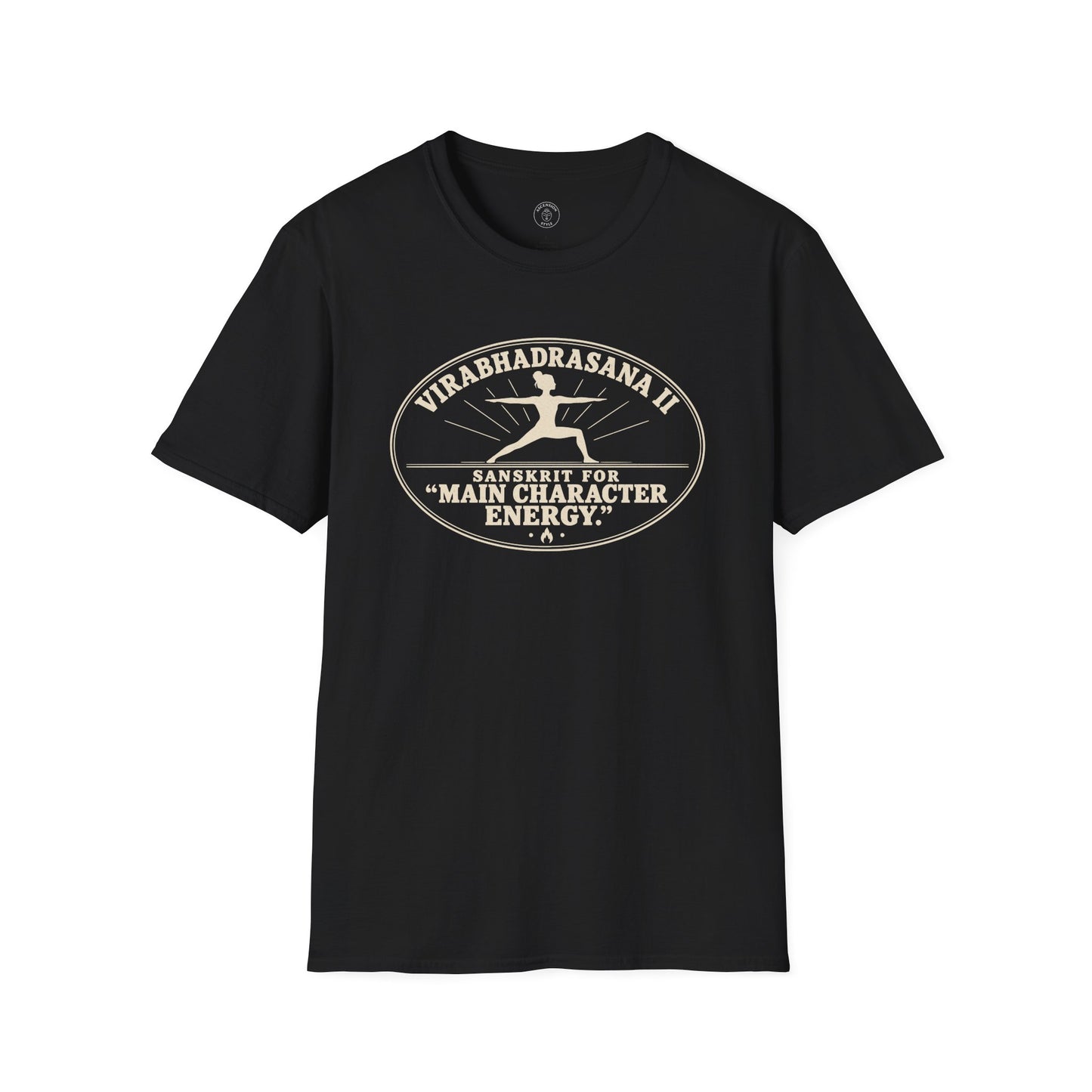 Virabhadrasana II Main Character T-Shirt