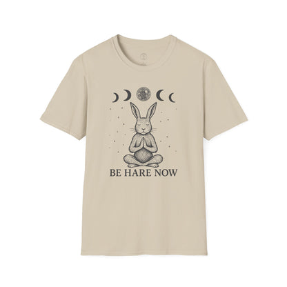 Be Hare Now – Meditating Bunny T-Shirt