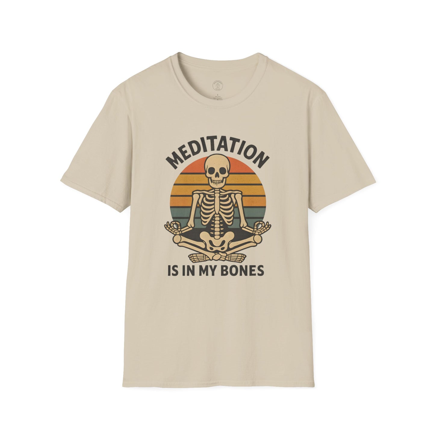 Meditation Is In My Bones Skeleton T-Shirt