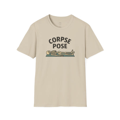 Corpse Pose Skeleton Yoga T-Shirt