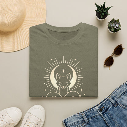 Meditating Fox Moon T-Shirt