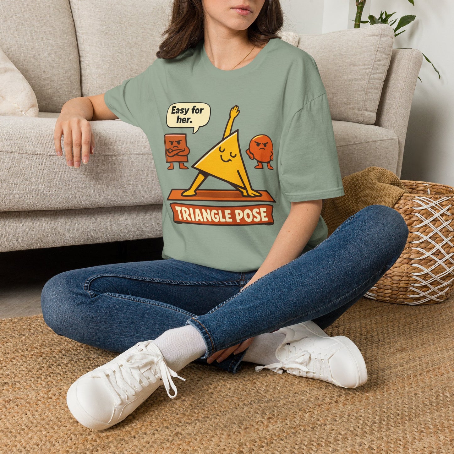 Triangle Pose Yoga T-Shirt
