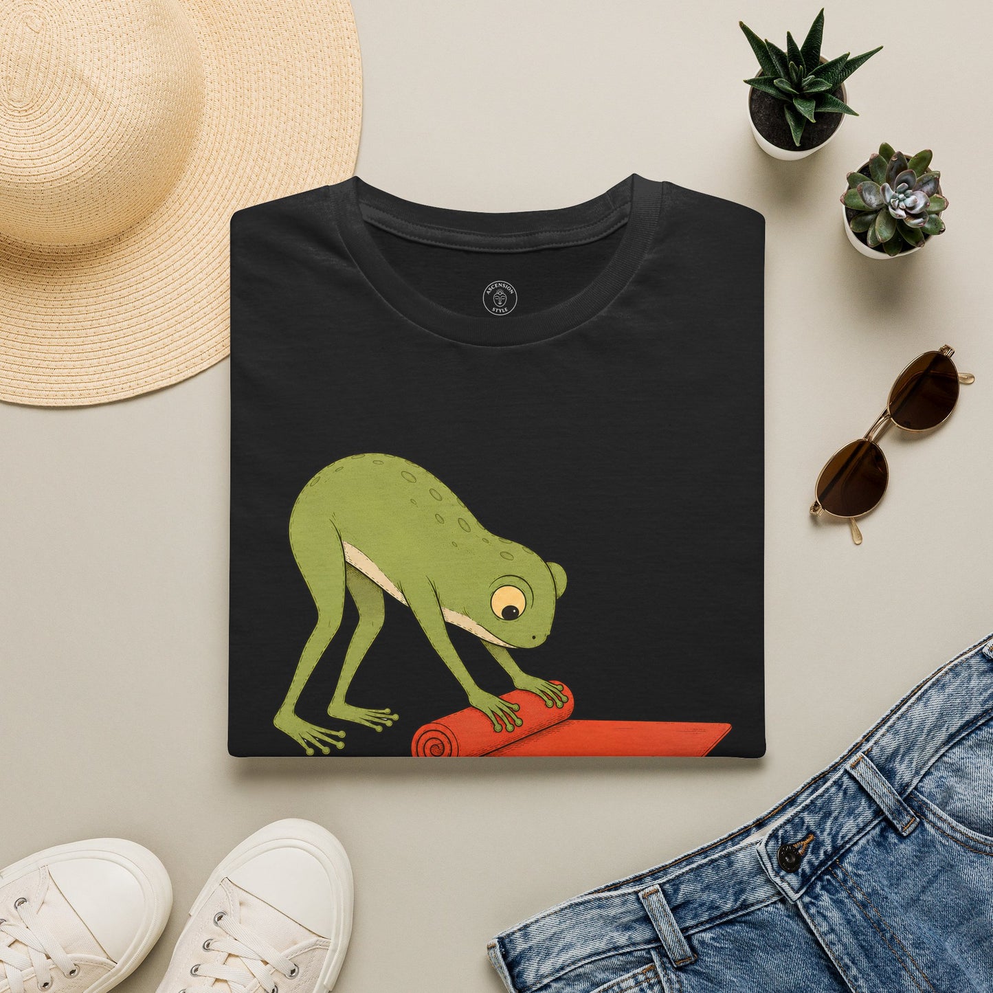 This Is How I Roll Yoga Frog T-Shirt