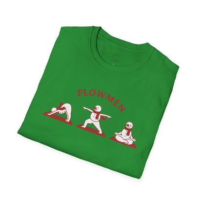 Flowmen Snowman Yoga T-Shirt