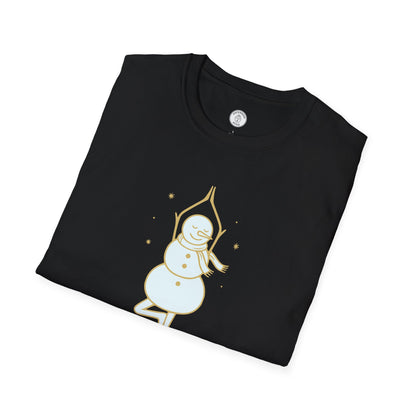 Flowman Snowman Yoga T-Shirt