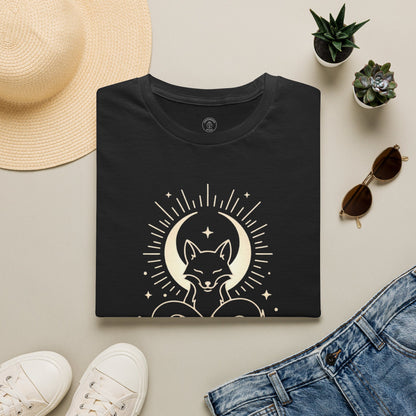 Meditating Fox Moon T-Shirt