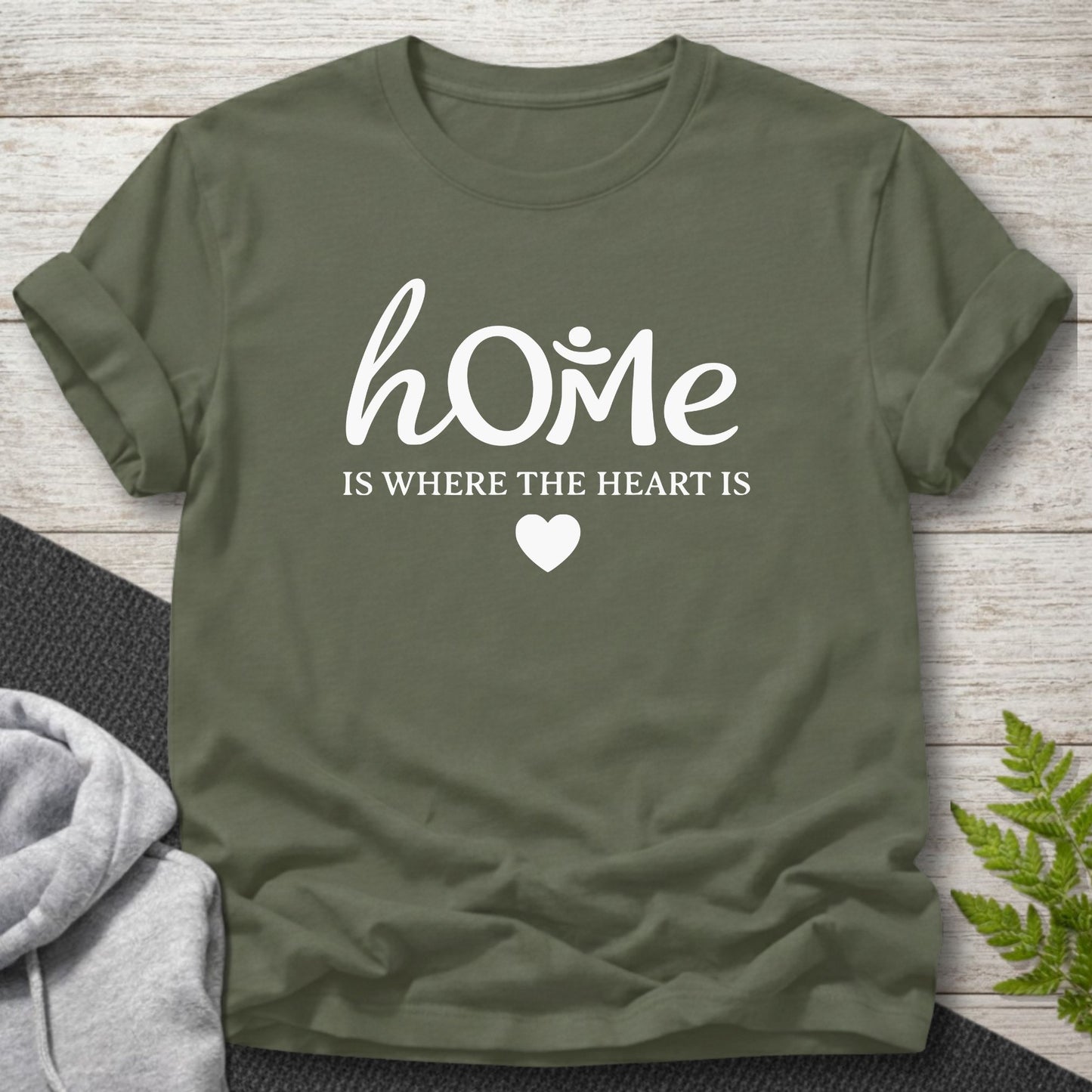 H(Om) Is Where the Heart Is T-Shirt
