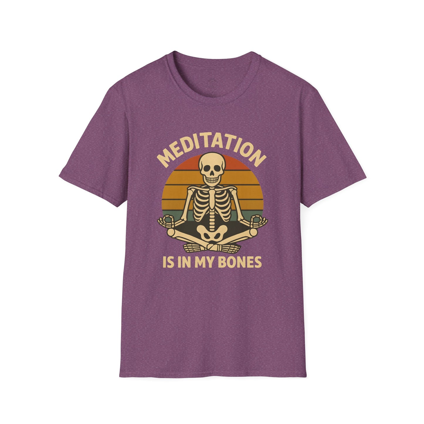 Meditation Is In My Bones Skeleton T-Shirt